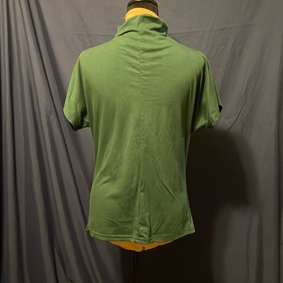 Roliyen Medium mock low turtleneck cotton top - Picture 3 of 3